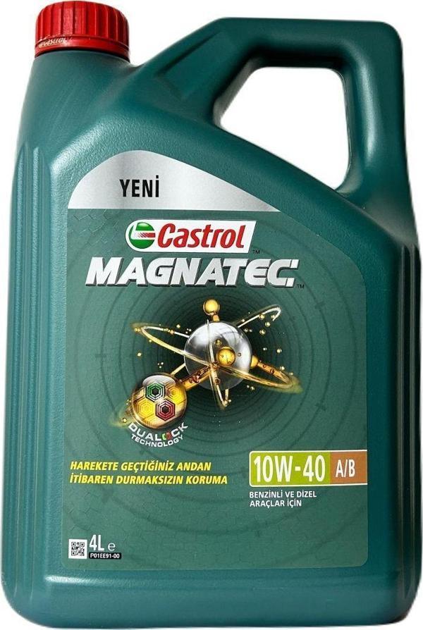 Castrol Magnatec 10W-40 A3/B4 Motor Yağı 4 L + Cam Suyu 80 Ml - Image 1