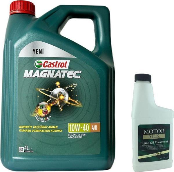 Castrol Magnatec 10W-40 A3/B4 Motor Yağı 4 L + Motor Koruyucu Bor Katkısı 250 Ml - Image 1