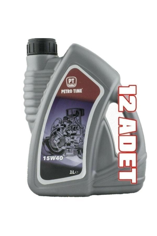 Petro Time 15W-40 Motor Yağı 12 X 1 Lt = 12 Litre - Image 1