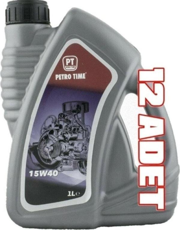Petro Time 15W-40 Motor Yağı 12 X 1 Lt = 12 Litre - Image 1