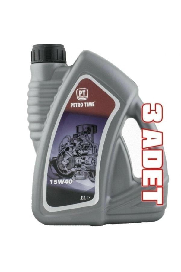 Petro Time 15W-40 Motor Yağı 3 X 1 Lt = 3 Litre - Image 1