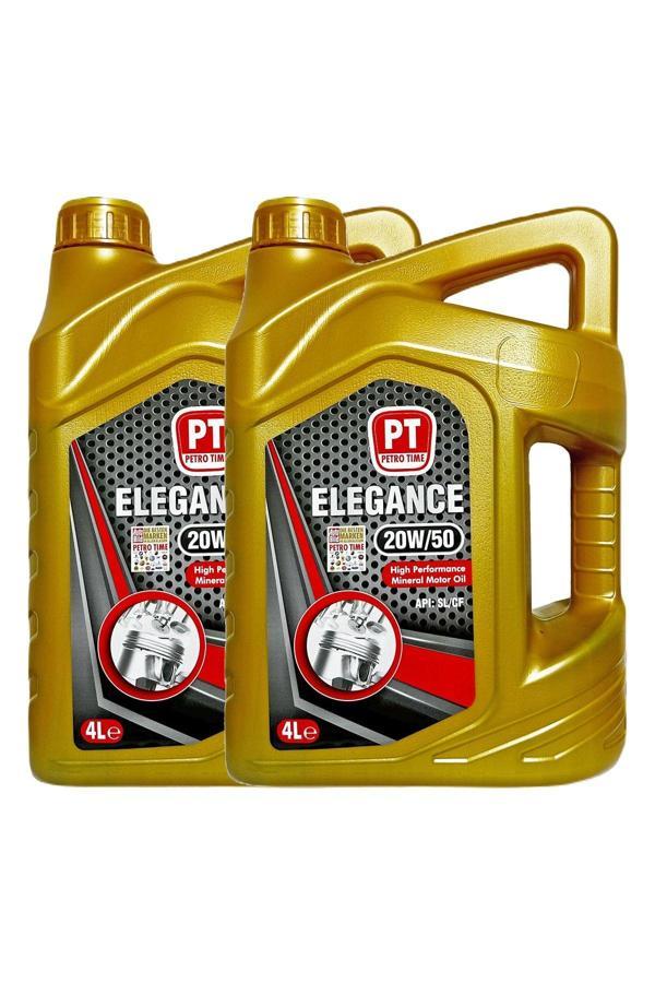Petro Time 20W-50 4 Litre Mineral Motor Yağı -Benzin, Lpg, Dizel (2 Adet) - Image 1
