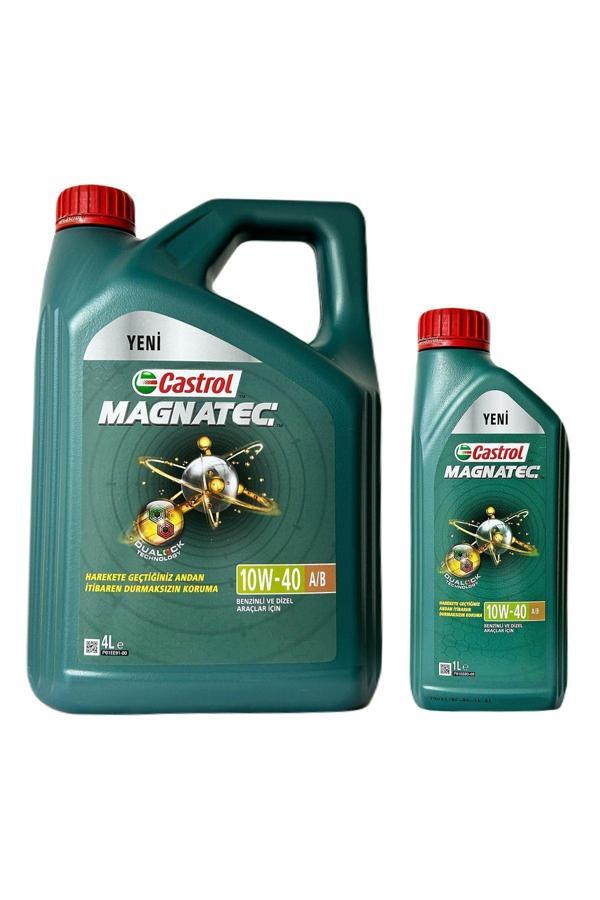 Castrol Magnatec A3/B4 10W-40 Motor Yağı 4+1 = 5 Litre - Image 1