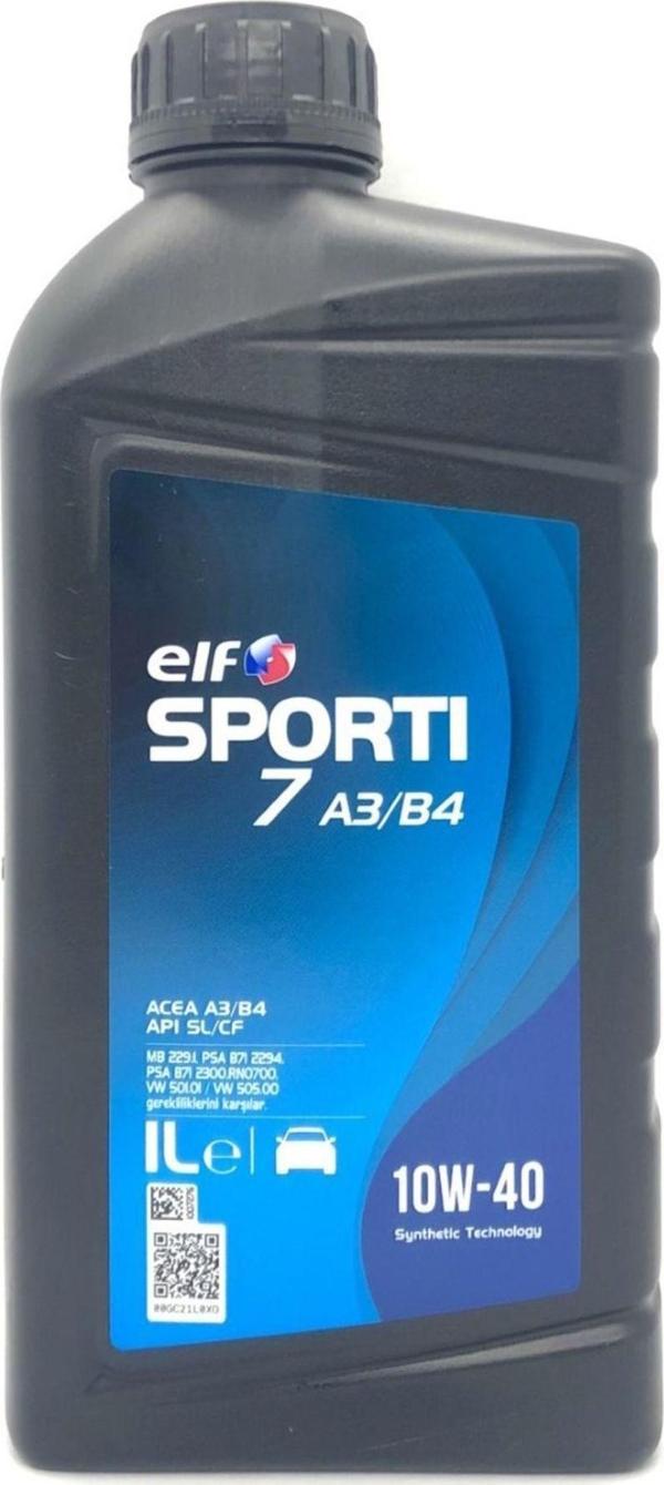 Elf Sporti 7 10W-40 Motor Yağı 1 Litre - Image 1