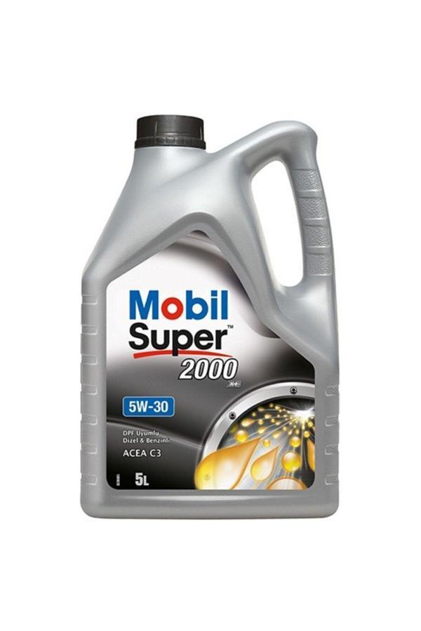 Mobil Super 2000 Xe 5W-30 5 Litre Motor Yağı Acea C3, Dpf Uyumlu, Benzinli Ve Dizel - Image 1