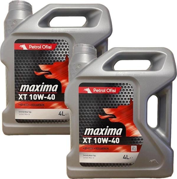 Petrol Ofisi Xt 10W-40 Sentetik Motor Yağı 2 X 4 Litre - Image 1