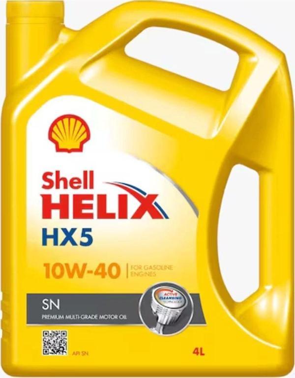 Shell Helix Hx5 10W-40 Motor Yağı 4 Litre - Benzinli Ve Dizel Araç - Image 1