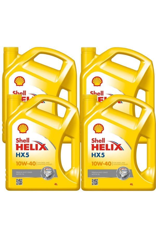 Shell Helix Hx5 10W-40 Motor Yağı 4 X 4 Litre - Image 1