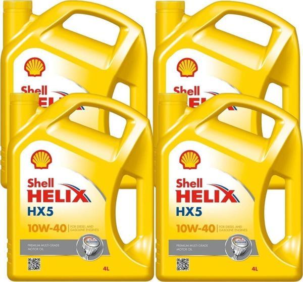 Shell Helix Hx5 10W-40 Motor Yağı 4 X 4 Litre - Image 1