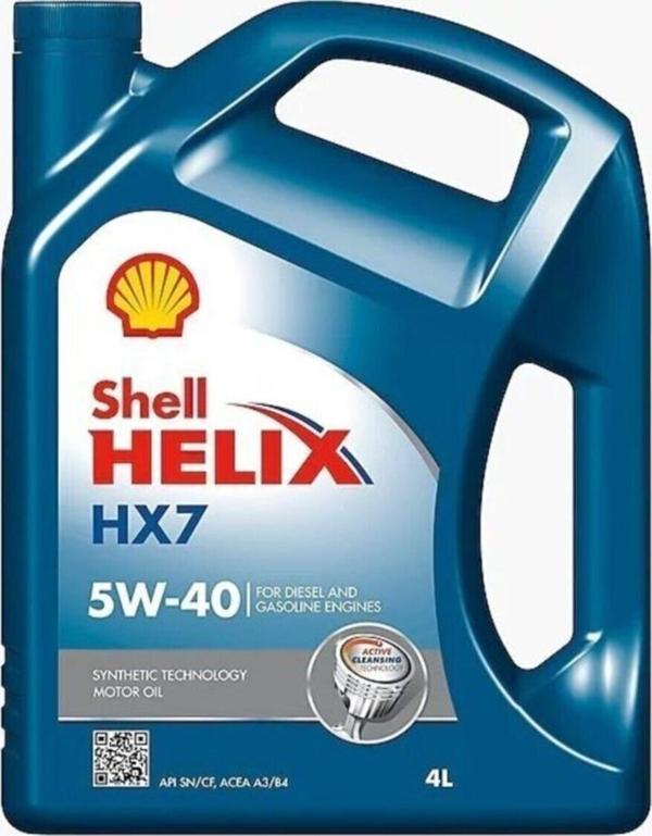 Shell Helix Hx7 5W40 Sentetik Motor Yağı 4 Litre - Image 1