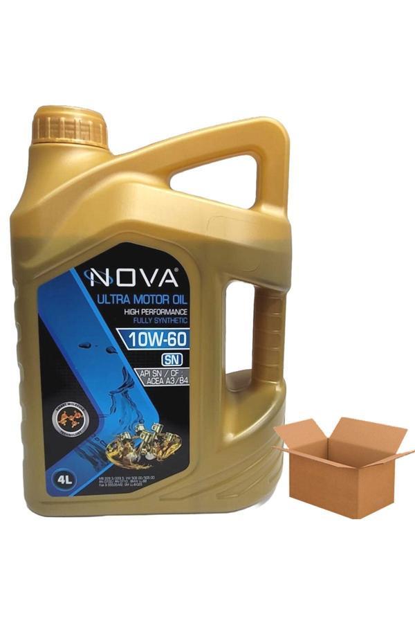 Nova 10W-60 Tam Sentetik Motor Yağı 6 X 4 Litre - Image 1