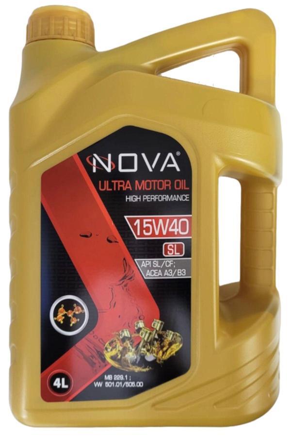 Nova 15W-40 Sl 4 Litre Motor Yağı - Lpgli Araç Uyumlu - Image 1