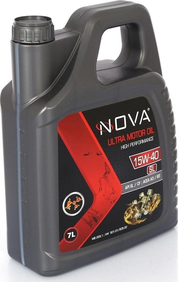 Nova 15W-40 Sl 7 Litre Motor Yağı Benzin, Lpg, Dizel Araç- - Image 1