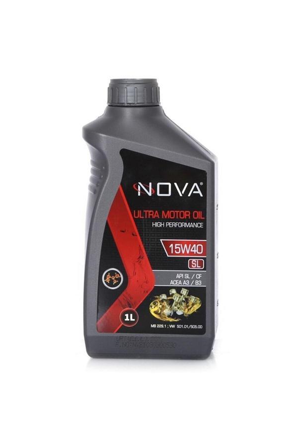 Nova 15W-40 Sl Motor Yağı 1 Litre - Benzin, Lpg Ve Dizel Araç - Image 1