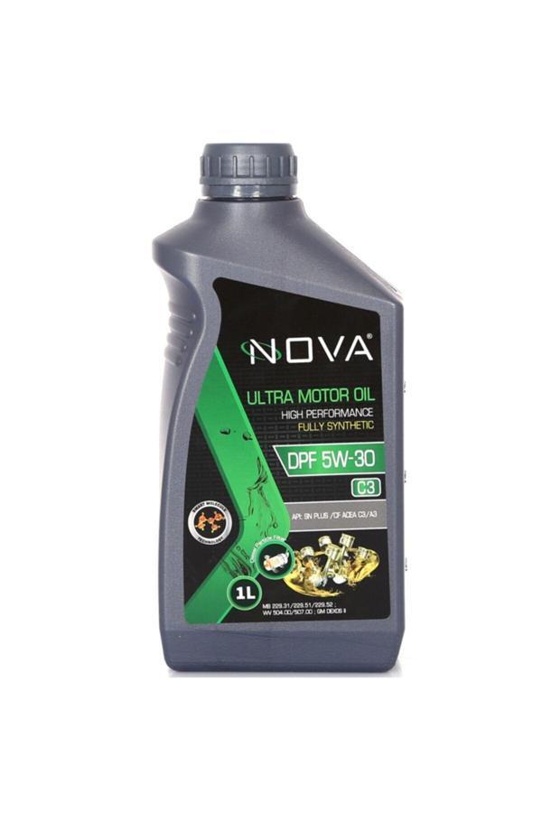Nova 5W-30 1 Litre Tam Sentetik Motor Yağı Apı: C3 Dpf - Image 1