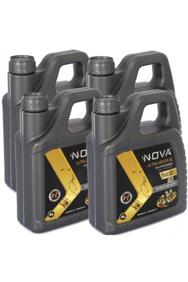 Nova 5W-30 4 Litre Motor Yağı Benzin, Lpg, Dizel (4 Adet) - Image 1