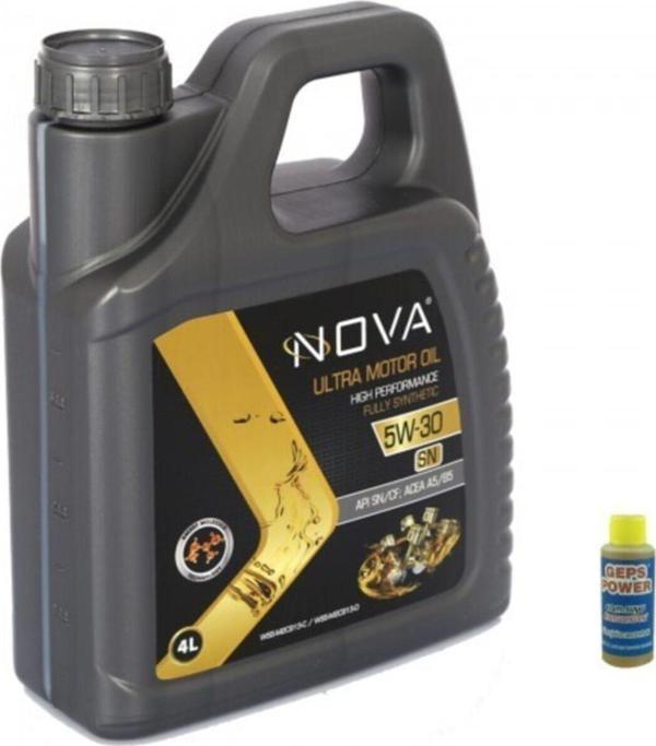Nova 5W-30 4 Litre Motor Yağı Benzin, Lpg, Dizel +Cam Sabunu - Image 1