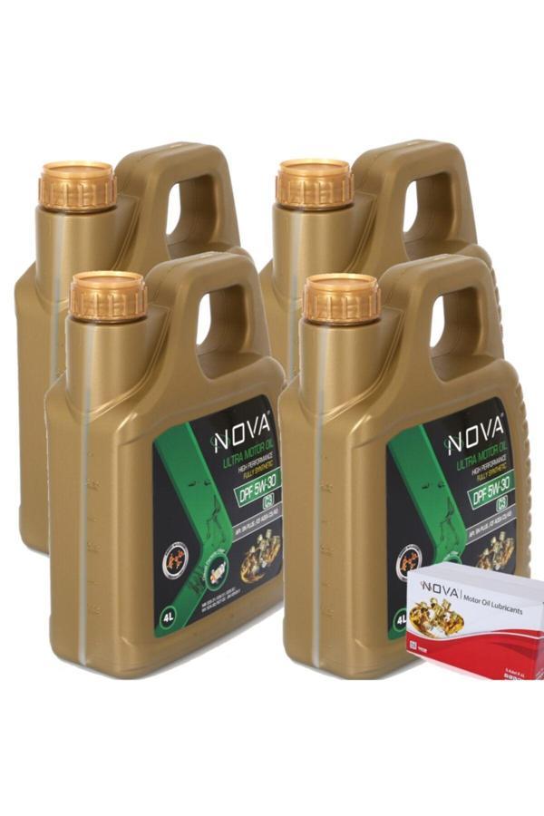 Nova 5W-30 4 Litre Tam Sentetik Motor Yağı -Apı: C3 Dpf X4 - Image 1