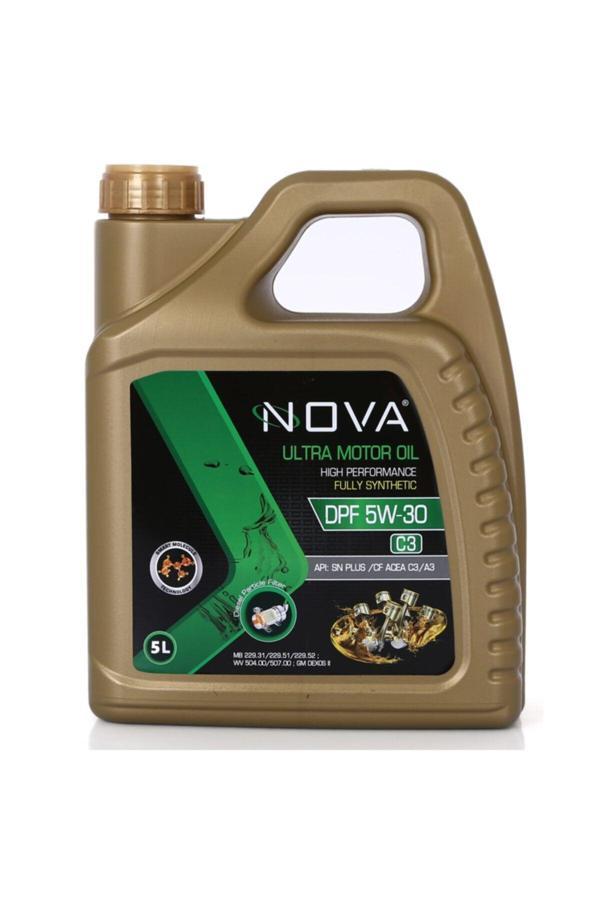Nova 5W-30 5 Litre Tam Sentetik Motor Yağı -Apı: C3 Dpf - Image 1