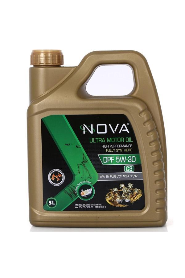 Nova 5W-30 5 Litre Tam Sentetik Motor Yağı -Apı: C3 Dpf- - Image 1