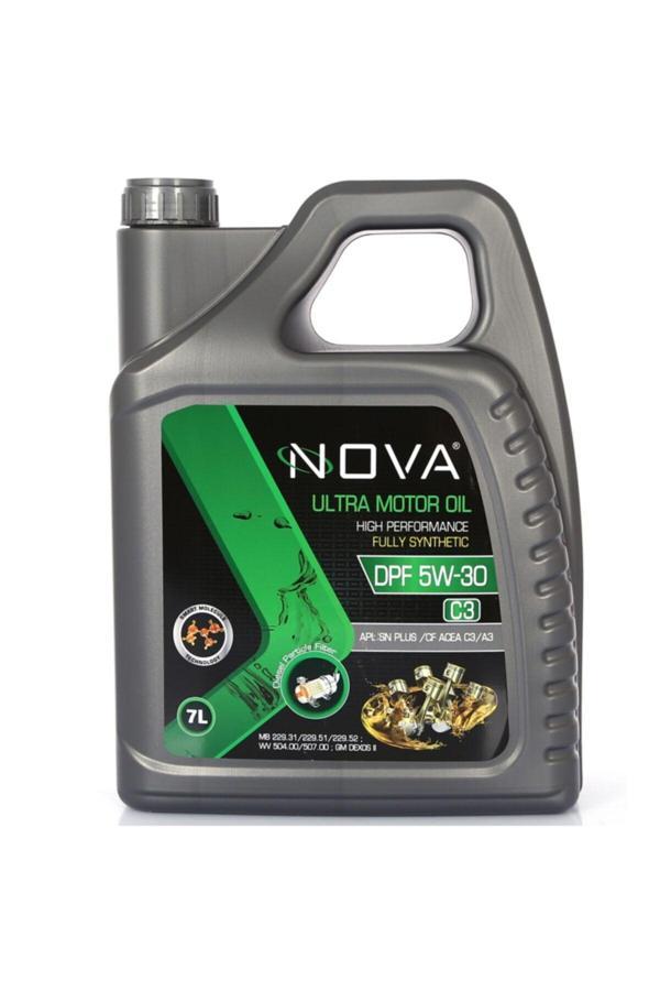 Nova 5W-30 7 Litre Tam Sentetik Motor Yağı Apı: C3 Dpf - Image 1