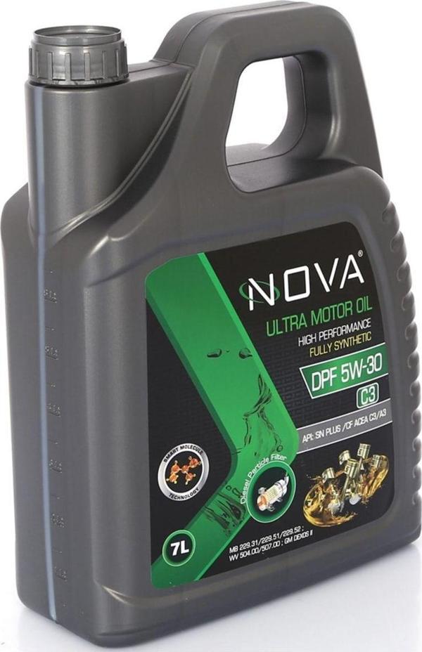 Nova 5W-30 7 Litre Tam Sentetik Motor Yağı Apı: C3 Dpf- - Image 1