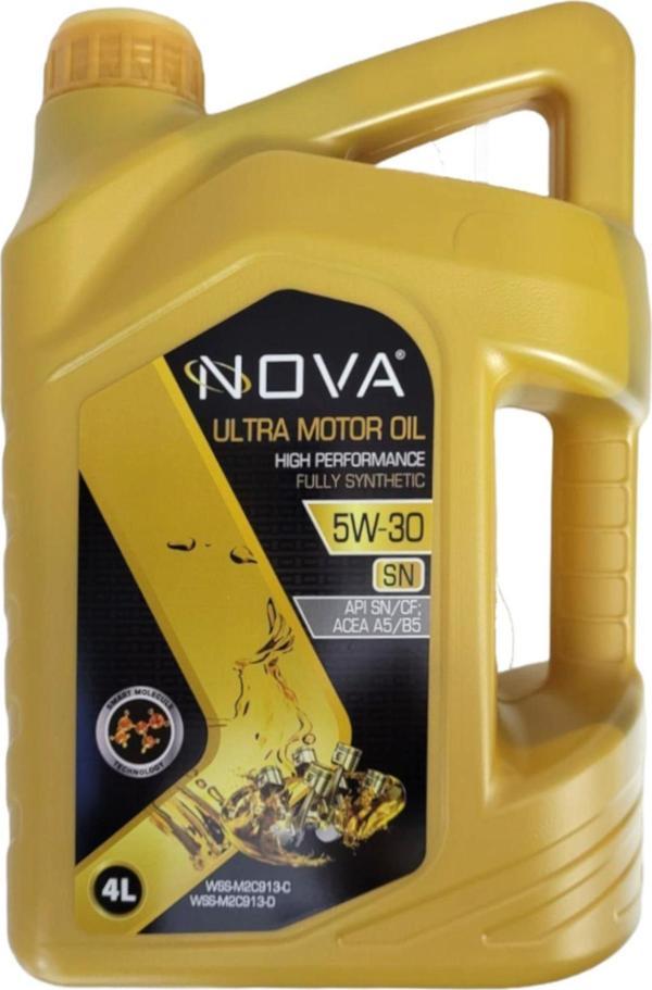 Nova 5W-30 Sn Tam Sentetik Motor Yağı 4 Litre Lt - Image 1