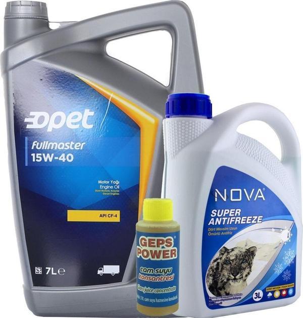 Opet Fullmaster 15W-40 Dizel Motor Yağı 7 L Apı:Cf-4 + 3 L Antifriz - Image 1