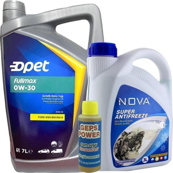 Opet Fullmax 0W-30 Acea C2 Dpf Motor Yağı 7 L + 3 L Antifriz - Image 1