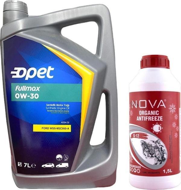 Opet Fullmax 0W-30 Acea C2 Dpf Motor Yağı 7 L +1500 Ml Antifriz - Image 1