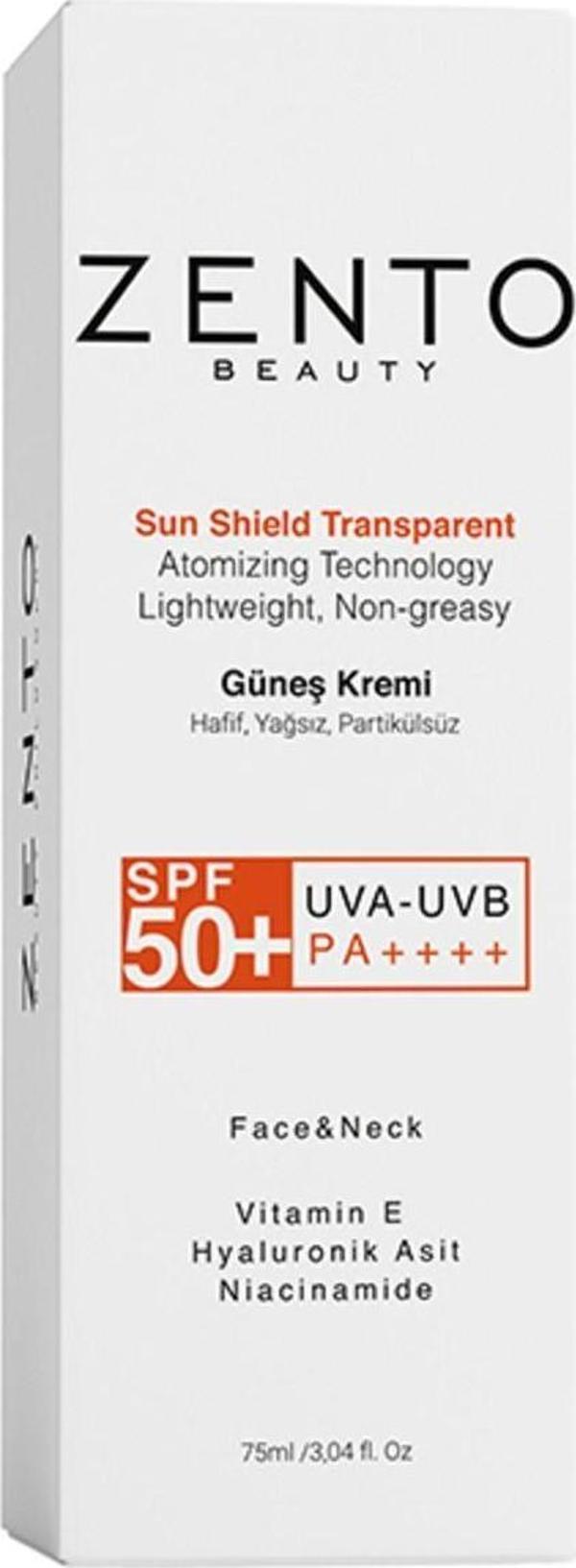 Zento Sun Shield Transparent Günes Kremi 75 Ml - Image 1