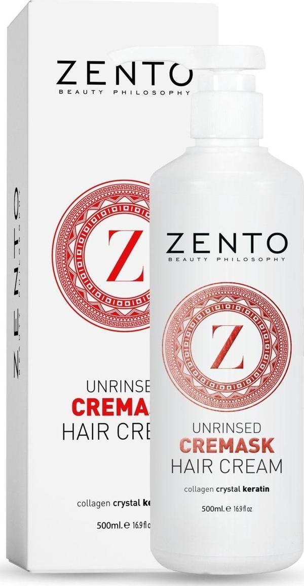 Zento Haır Cream Cremask Durulanmayan Saç Bakım Kremi 500 Ml - Image 1