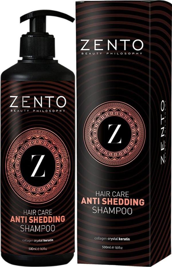 Zento Haır Care Antı Sheddıng Shampoo Dökülme Şampuanı 500 Ml - Image 1