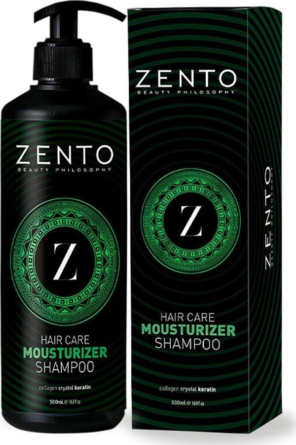 Zento Haır Care Mousturızer Shampoo Nem Şampuanı 500 Ml - Image 1