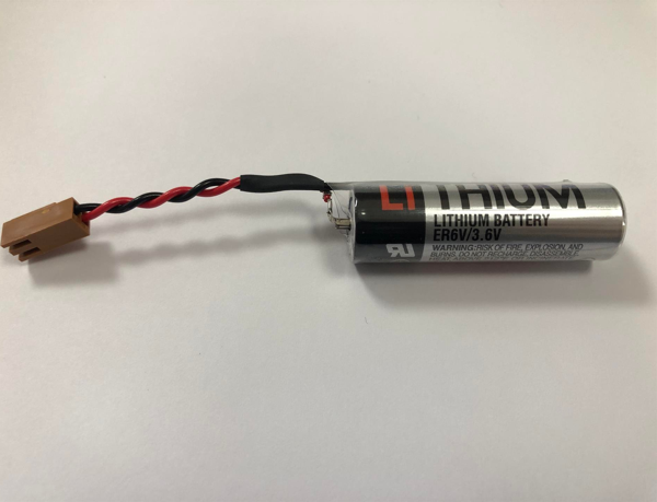 TOSHIBA ER-6 V C4 E LITHIUM BATTERY - Image 1