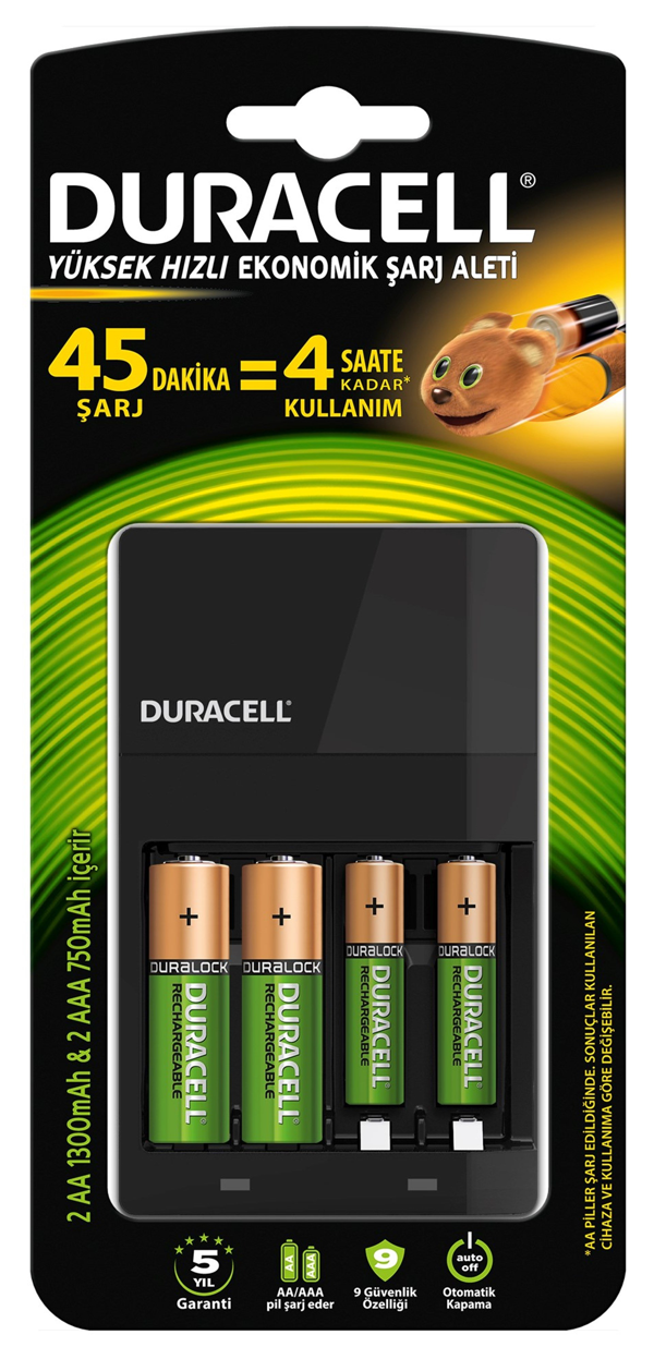DURACELL CEF 14 PİLLİ 2*2A 2*3A ŞARJ CİHAZI - Image 1