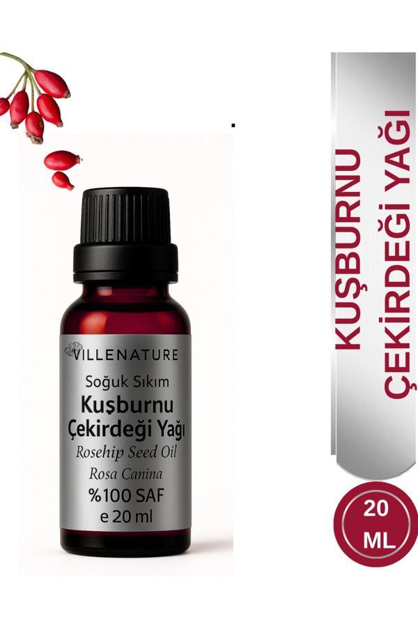 Villenature Soğuk Sıkım Kuşburnu Çekirdeği Yağı 20 Ml - Image 1