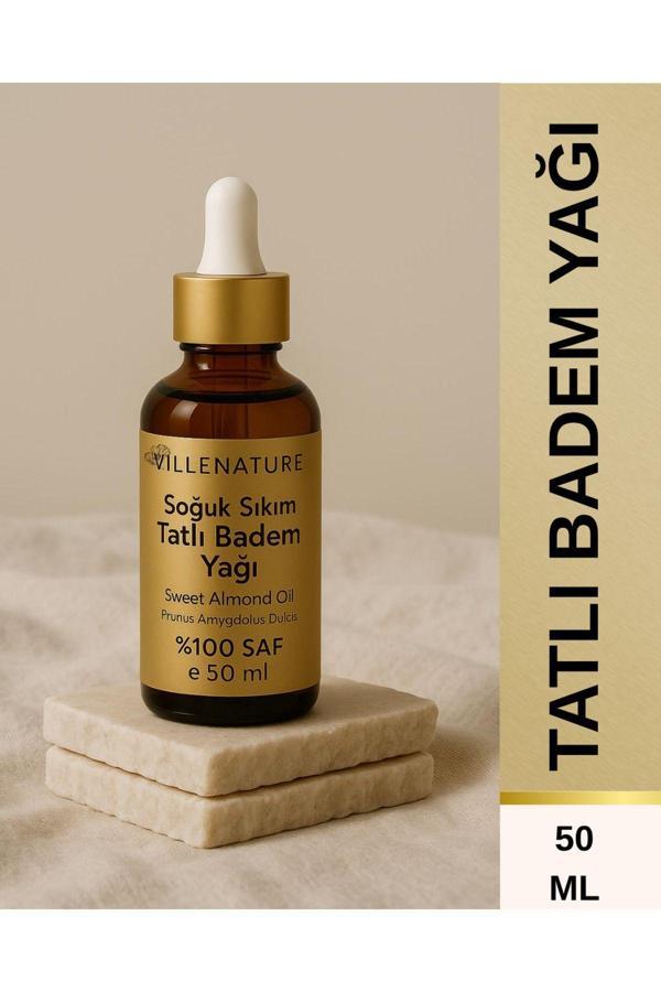 Villenature Soğuk Sıkım Tatlı Badem Yağı 50 Ml - Image 1