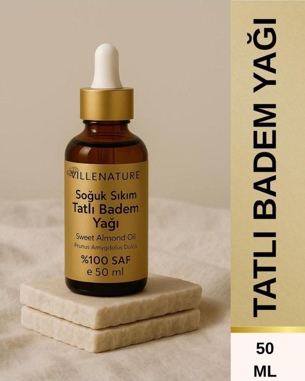 Villenature Soğuk Sıkım Tatlı Badem Yağı 50 Ml - Image 1