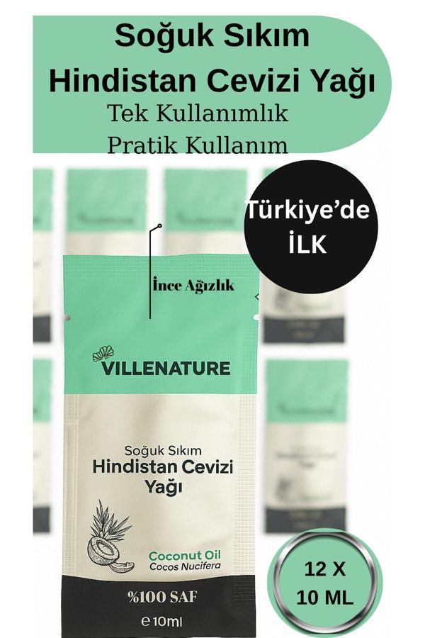 Villenature Tek Kullanımlık Soğuk Sıkım Hindistan Cevizi Yağı - Image 1