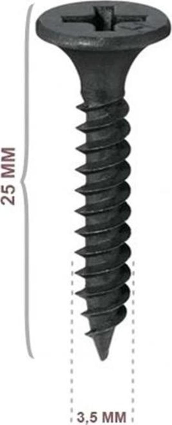 Junıor Alçıpan Vida Sık Dişli 3,5x25mm 1000li Paket - Image 1