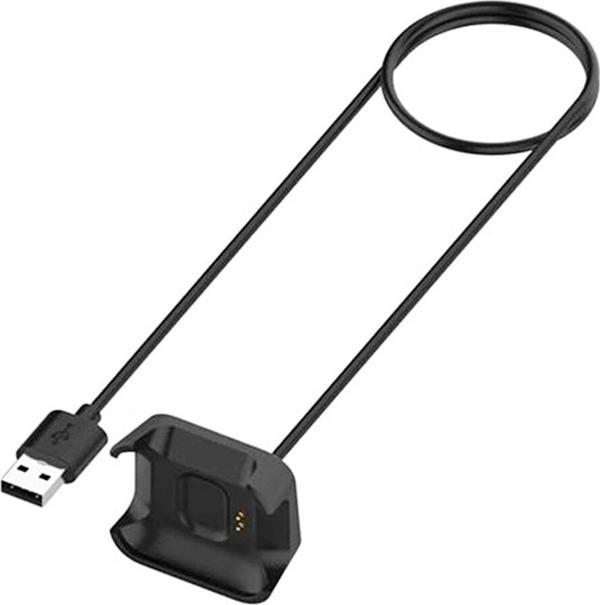 Coverzone Redmi Watch Ile Uyumlu Akıllı Saat Şarjı Manyetik Şarj Adaptörü Usb Şarj Kablosu Siyah - Image 1