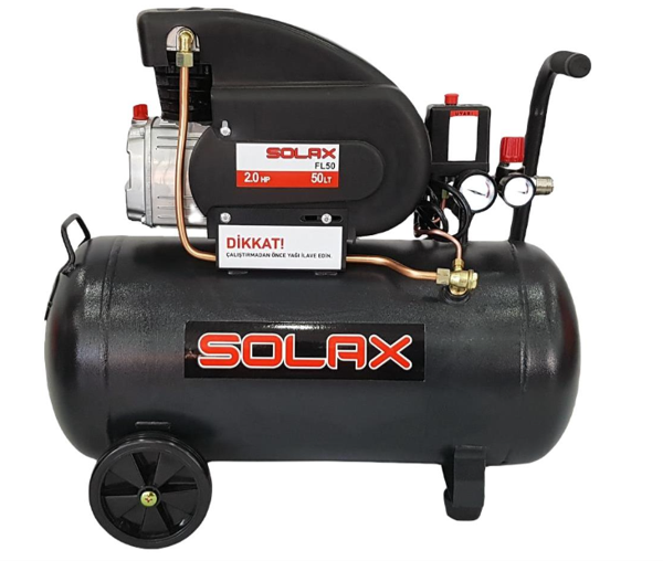 Solax FL 50 Yağlı Kompresor 50 Lt 8 Bar 2 Hp - Image 1