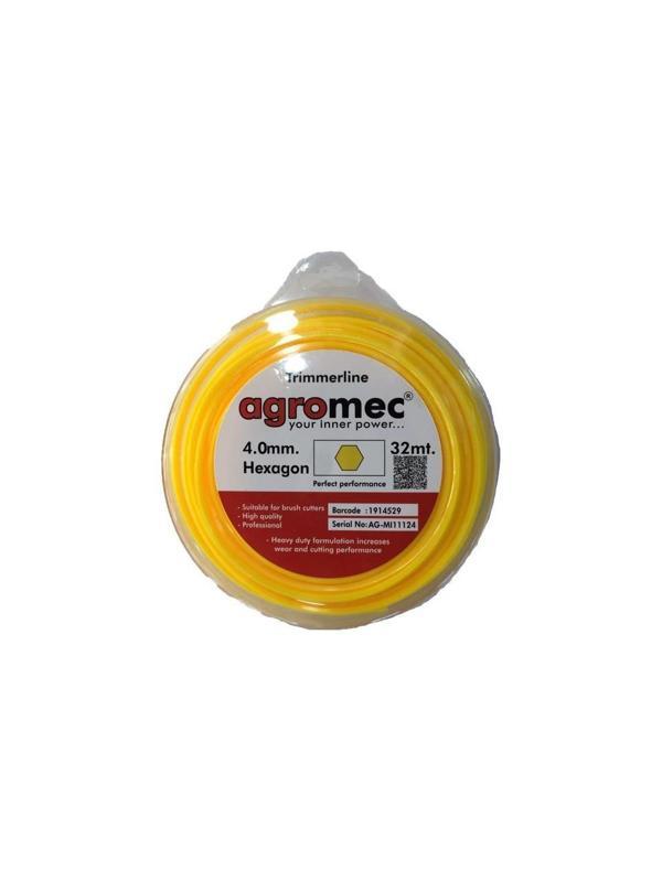 AGROMEC Motorlu Tırpan Misinası 4mm 6 köşe - Image 1