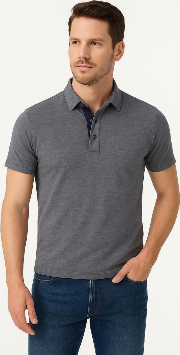 T-Shirt Slim Fit Erkek - Image 1