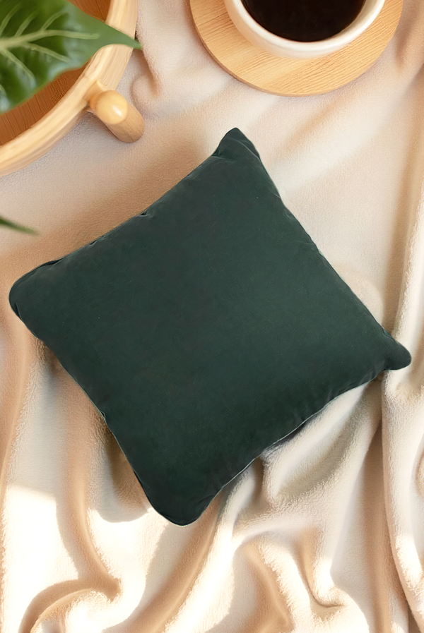 Milan Biyeli Kırlent Kılıfı 45x45cm Yeşil - Image 1