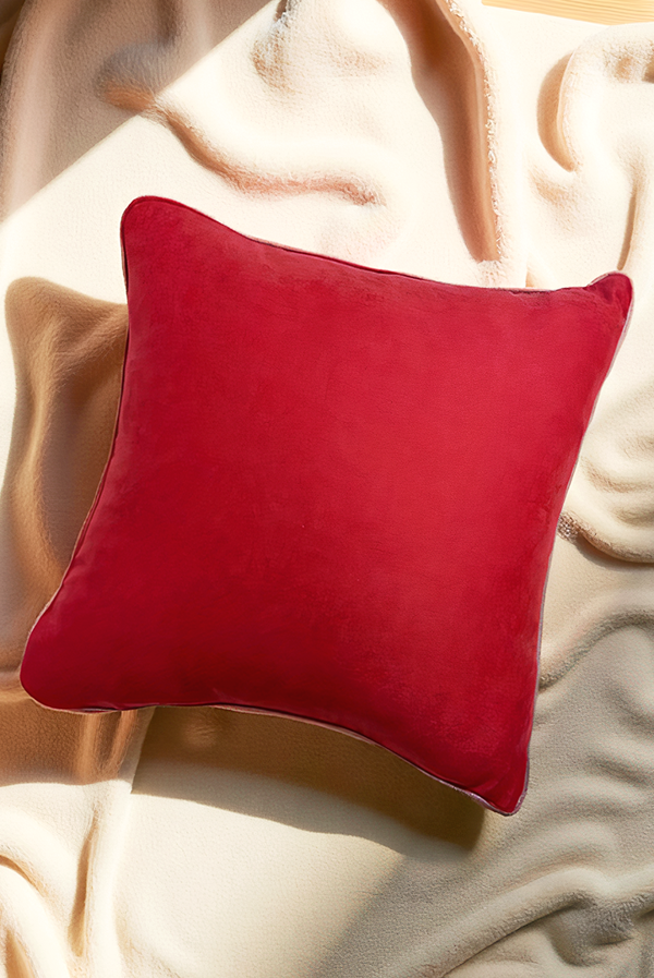 Milan Biyeli Kırlent Kılıfı 45x45cm Pembe - Image 1