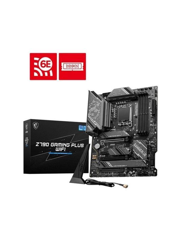Msi Z790 Gaming Plus Wifi 1700 DDR5 7200MHZ(OC) USB3.2 DP HDMI 1x2.5G LAN WI-FI 6E ATX Anakart - Image 1