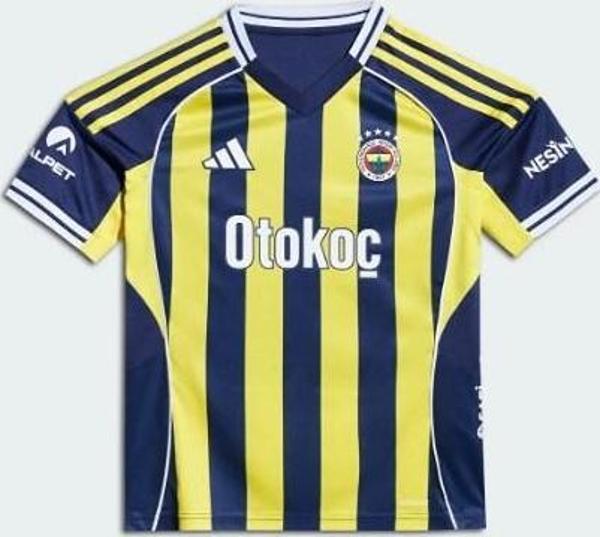 Fenerbahçe Orijinal Lisanslı Fenerbahçe 2025/26 Çubuklu Jr Forma - Image 1