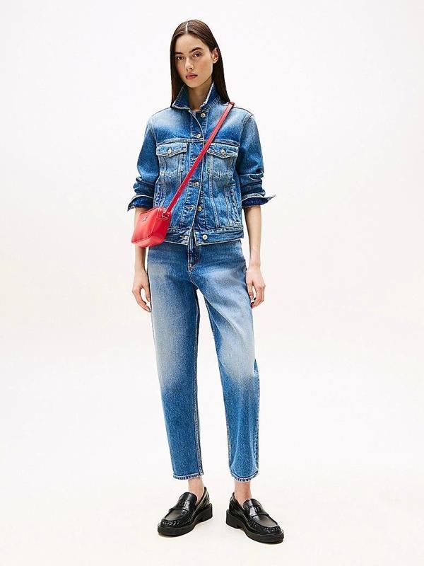 Tommy Jeans MOM JEAN UH TPR TAB BI0134 Kadın  Jeans DW0DW205781A5 - Image 1